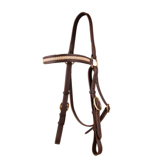 Syd Hill Rawhide Browband Barcoo Bridle Head