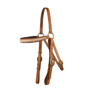 Syd Hill Rawhide Browband Barcoo Bridle Head