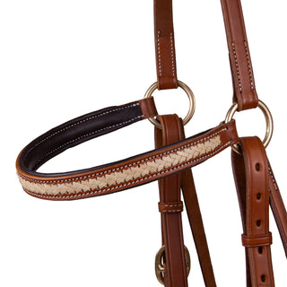 Syd Hill Rawhide Browband Barcoo Bridle Head