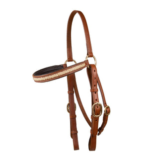 Syd Hill Rawhide Browband Barcoo Bridle Head