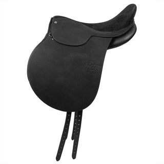 Syd Hill Polo Saddle, Roughout Leather