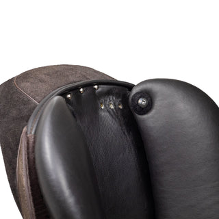 Syd Hill Polo Saddle, Roughout Leather