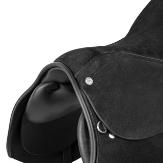 Syd Hill Polo Saddle, Roughout Leather