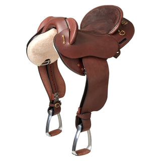 Syd Hill Custom Signature Half Breed Saddle - Non Adjustable Tree