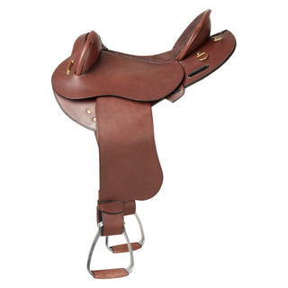 Syd Hill Custom Signature Half Breed Saddle - Non Adjustable Tree